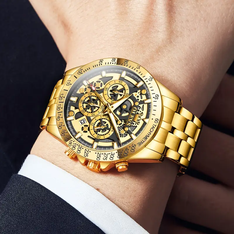 watch men stainless steel watches luxury chronograph - Temu watch men stainless steel watches luxury chronograph - Temu
