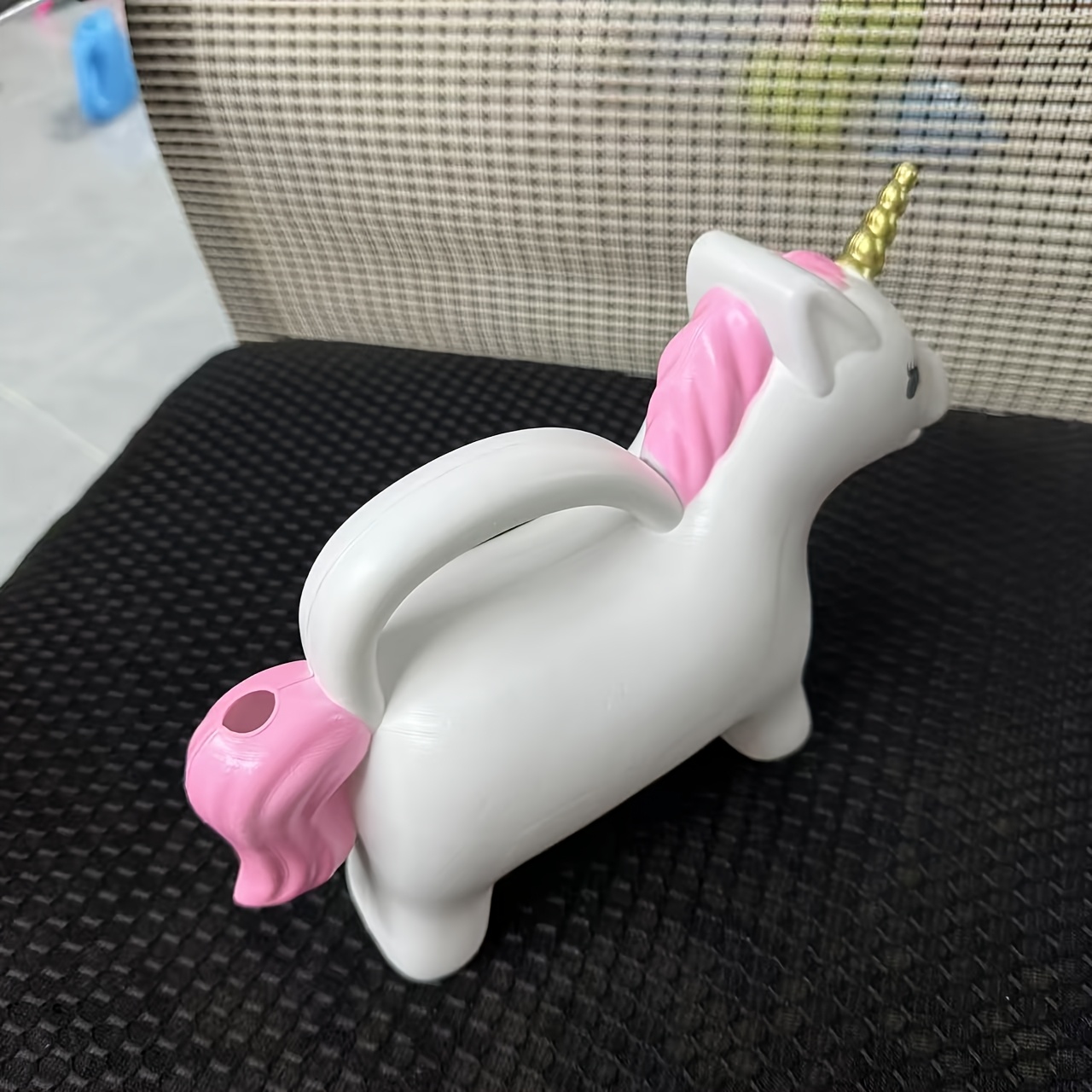 Image of White Unicorn Water Bottle Toy, Play Toy, Cute Animal , Suitable For Seaside Water Play Or Watering Multi-scene Use