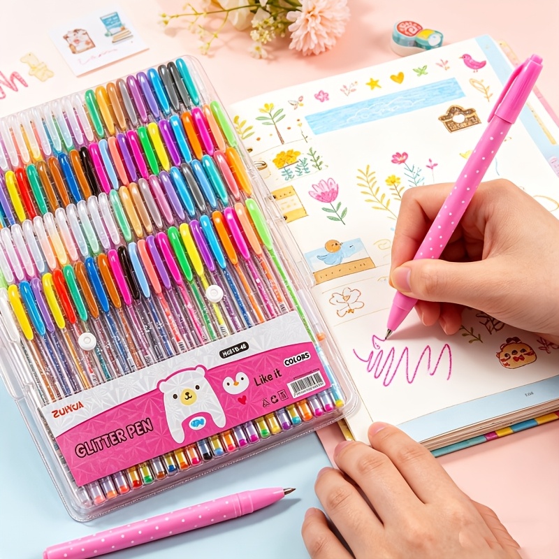 36-Color Color-Changing Glitter Pen Set