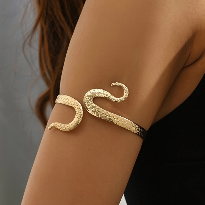 1pc Summer Fashion Ethnic Style Wrapped Arm Bracelet Arm Ring