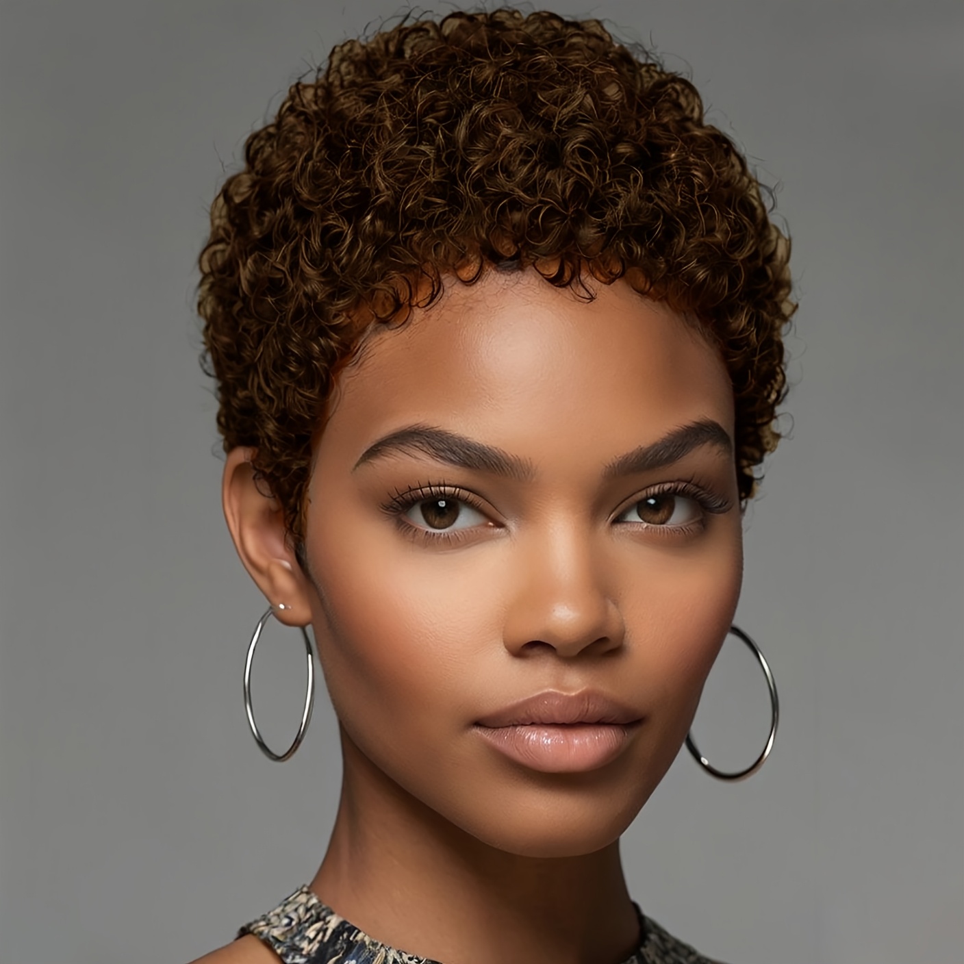 TEMU Nicelatus Short Cut Afro Curly/kinky Wig With Bangs - Look Synthetic Hair Wigs Suitable For Women, Dense Volume For African /curly Hair, For Halloween, Christmas Parties & Music Festivals