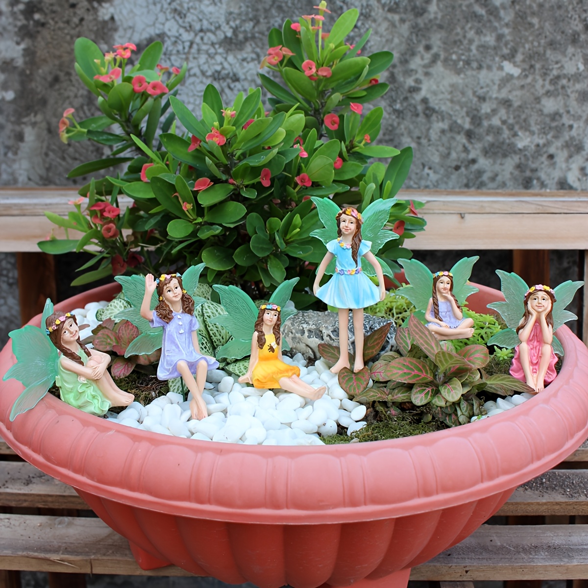 30 mini statuette di riccio in miniatura, in resina, per giardino