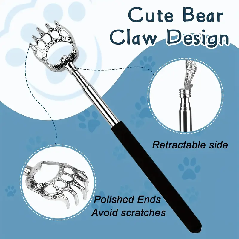 2 pack telescopic back scratcher extendable manual back massager tool for men and women ideal for christmas stocking stuffers novelty gift for birthday and festivals Product details 4