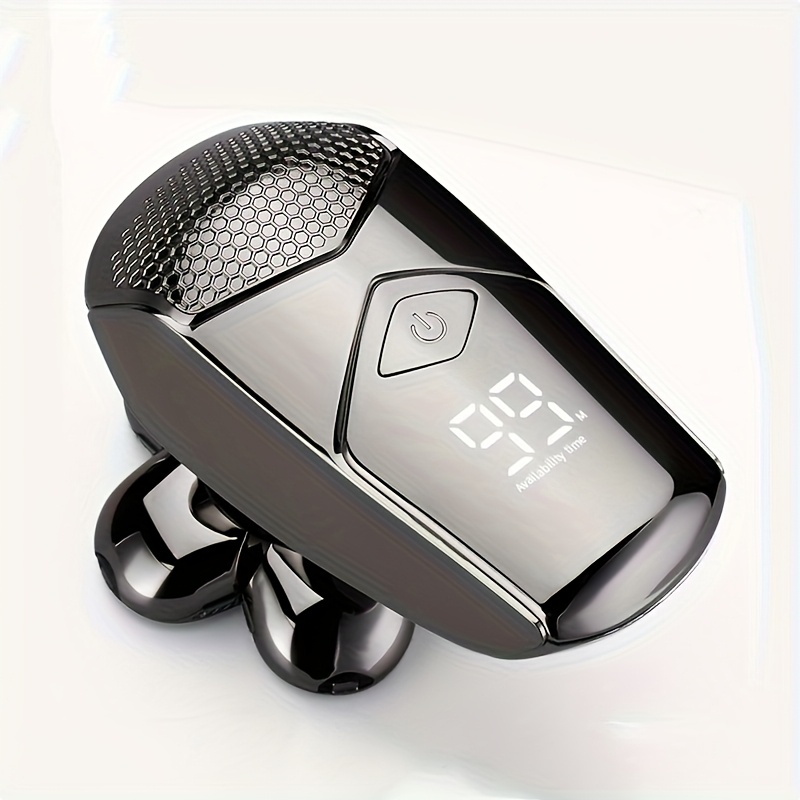 all in one bald mens grooming   in 1 electric shaver trimmer kit with wireless rechargeable rotating blade razor hair clipper nose trimmer brush massager attachment complete bald shave kit Product details 4