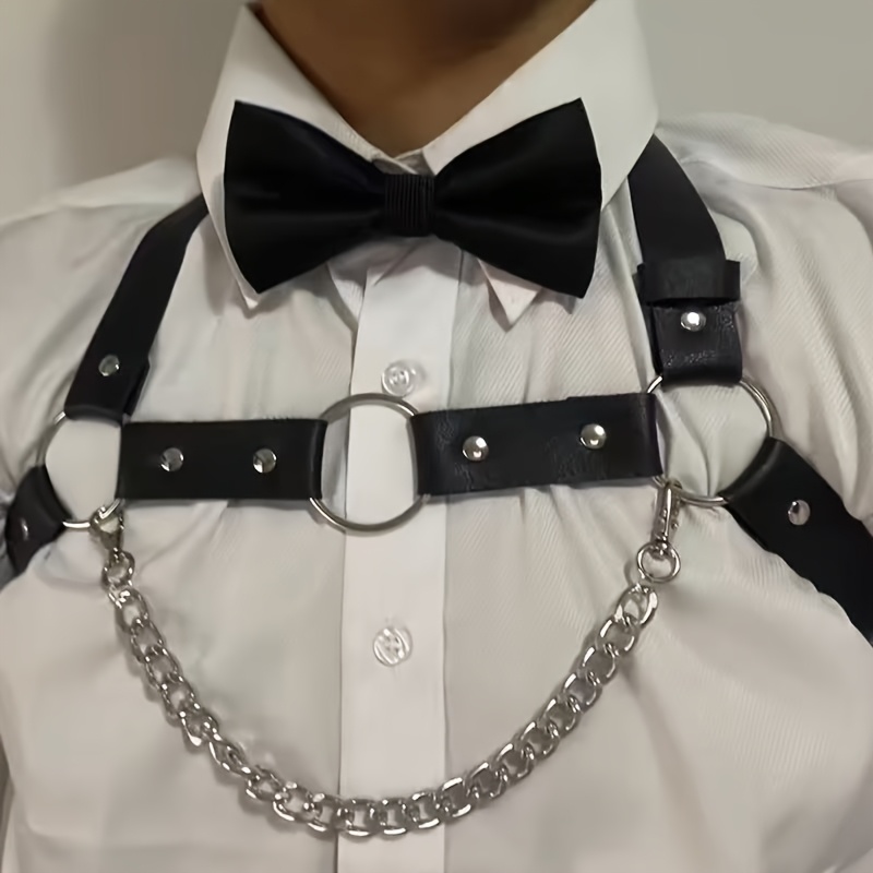 mens suspenders belt casual binding mens shoulder strap