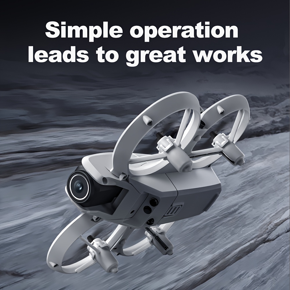 Remote UAV with High-Definition ESC Dual Cameras, Intelligent Obstacle Avoidance, Optical Flow Positioning, Safety Design, 360 Flip, Foldable Design, 6-Channel Gyroscope, One-Button Calibration/ Take-Off/ Landing, Headless Mode, LED Body/ Light, Emergency Stop, Waypoint Flight, Gravity Sensor, Outdoor Quadcopter, Perfect Holiday Gift.