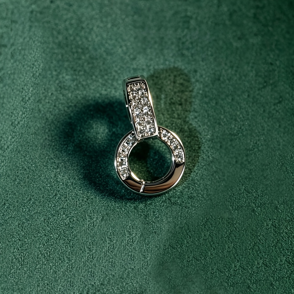 1pc Universal Clasp Head, Versatile Universal Chain Necklace Pendant Use, Pendant Clasp Pendant Clasp Agate Clip Handmade Jewelry Material, Jewelry Making