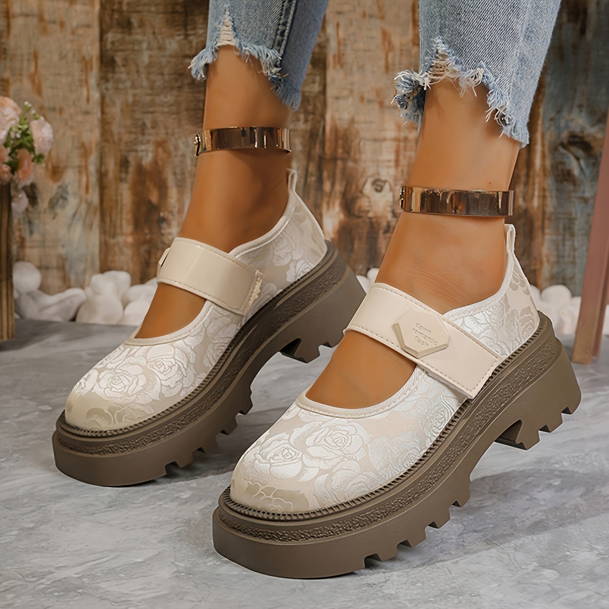 

's Platform Shoes -and- - , Toe, ,