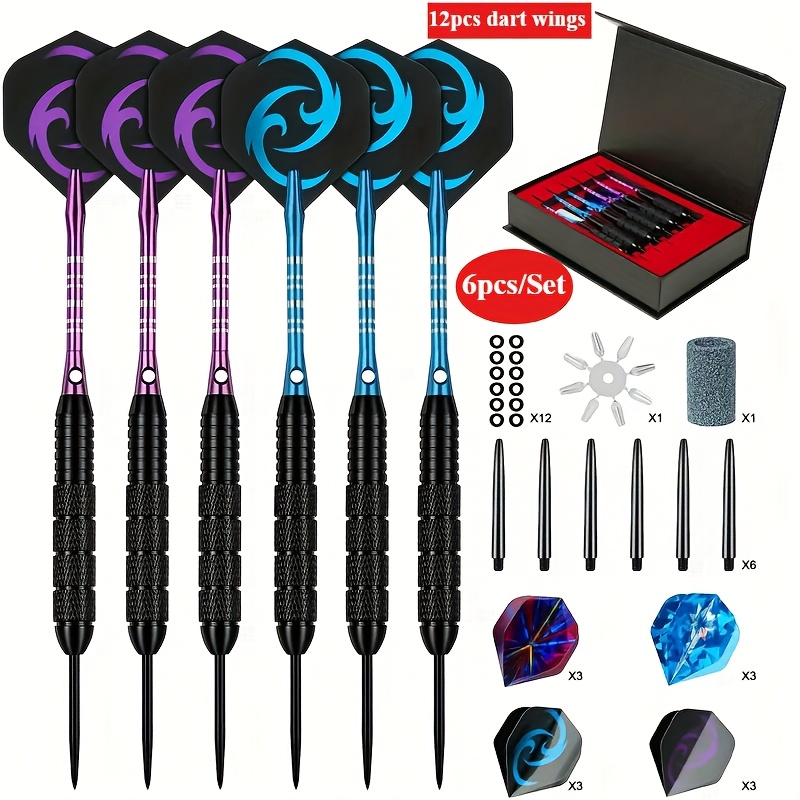 Combinatieset dartflights en shafts - 4 sets per verpakking
