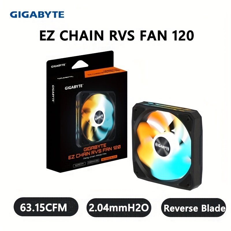   ez chain rvs fan 120   argb fan desktop pc cooling fan usb powered 360 rotation 2 04mmh2o no battery required 1pc cooling fan for tablets and laptops  