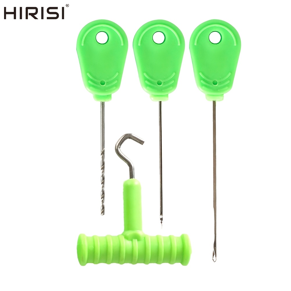 TEMU Set HIRISI di ago e punta trapano per esche da carp fishing, kit multifunzione per di boilies per