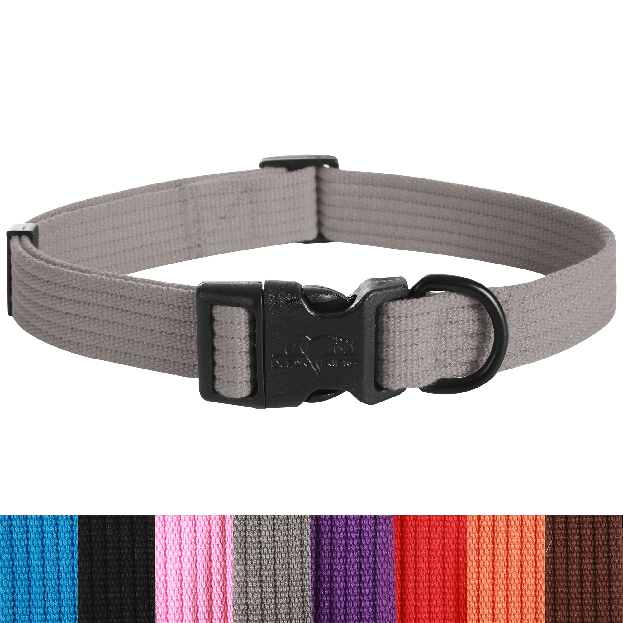 Dog Collar, Soft Comfortable Material with Quick-Release Buckle