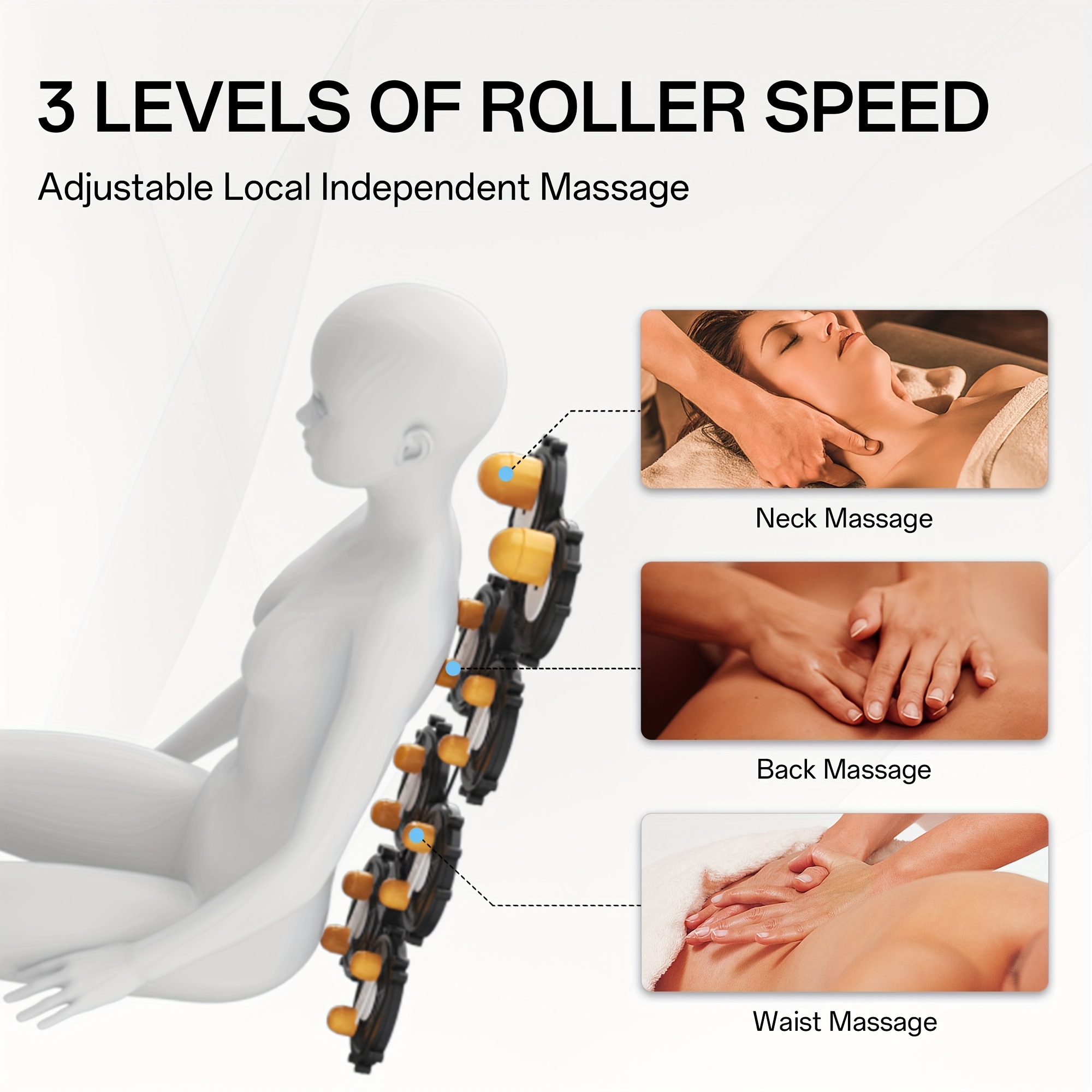 ss05 zero gravity full body massage chair with heat 6 auto manual   8   massage rollers ideal for neck back hips and   massage fathers day and mothers day gifts for the elderly Product details 6