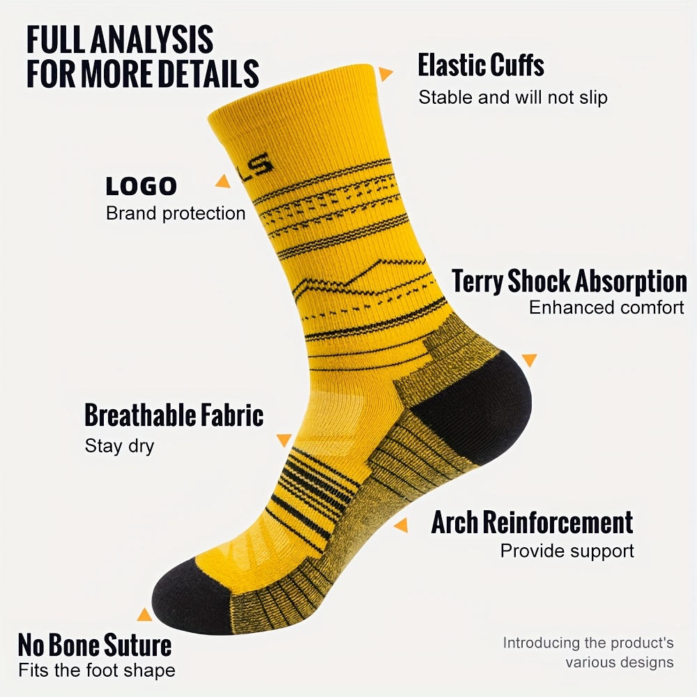 a set of   merino wool athletic socks designed to   and breathable for year round use featuring a full terry   for shock absorption making them ideal for outdoor activities like cycling running basketball and football Product details 0