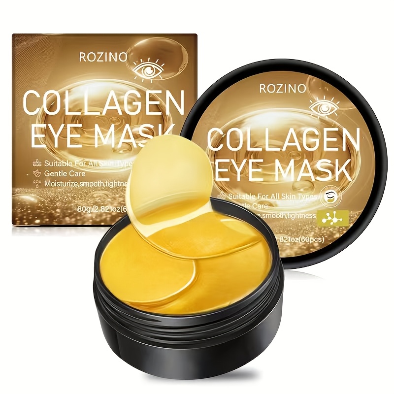 Image of 60pcs Instant Lifting Firm Collagen Eye Mask- Out Puffy Eye Of Signs, Moisturizing, Under Eye Patches For Puffy Eyes, Dark Circles, Wrinkles, Reduced Dark Circles/wrinkles , Eye Care