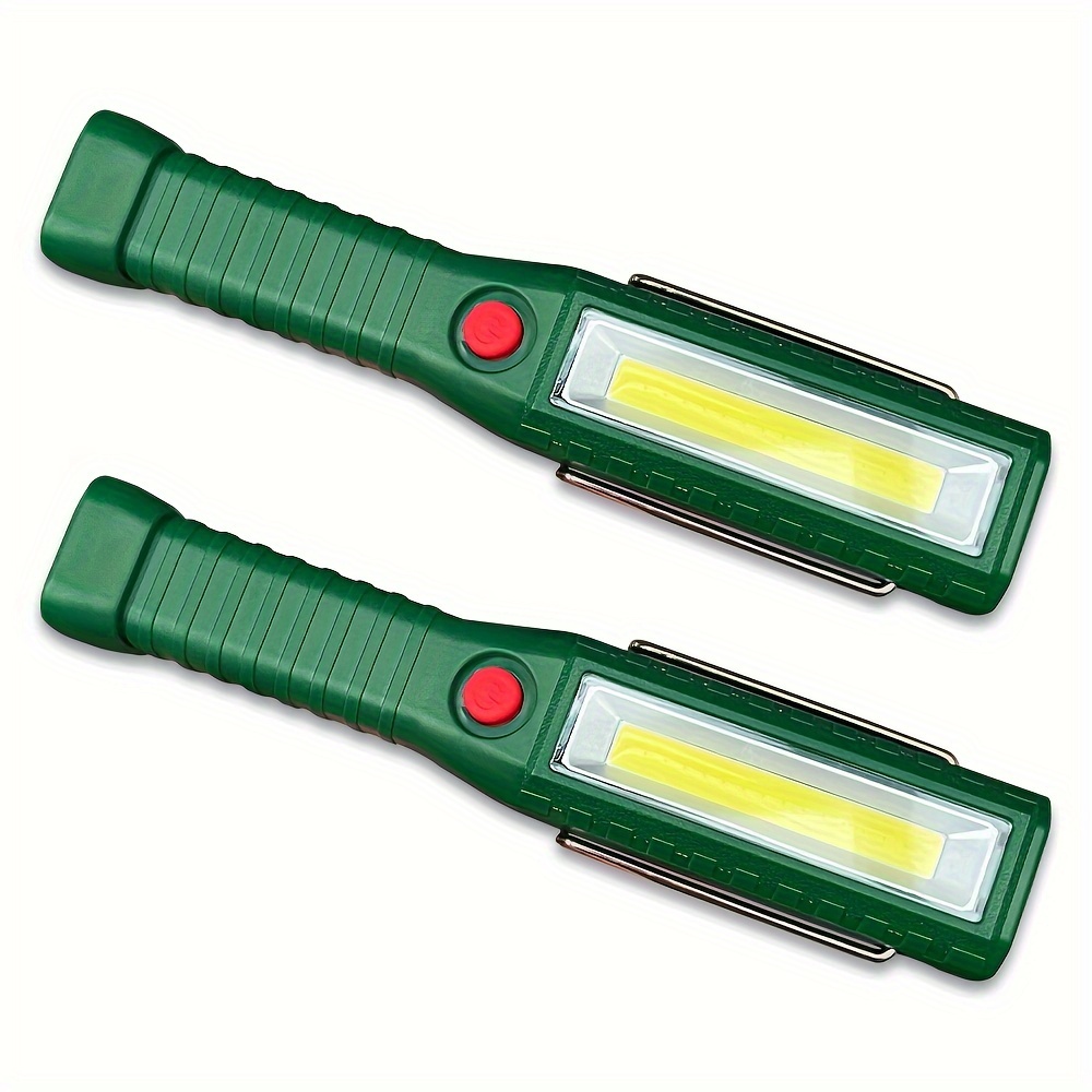 TEMU Multifunctional Led Work Light & Flashlight - Rechargeable Camping Flashlight,4 Lighting ，with ，magnetic Base，for Camping, Fishing, Hiding,