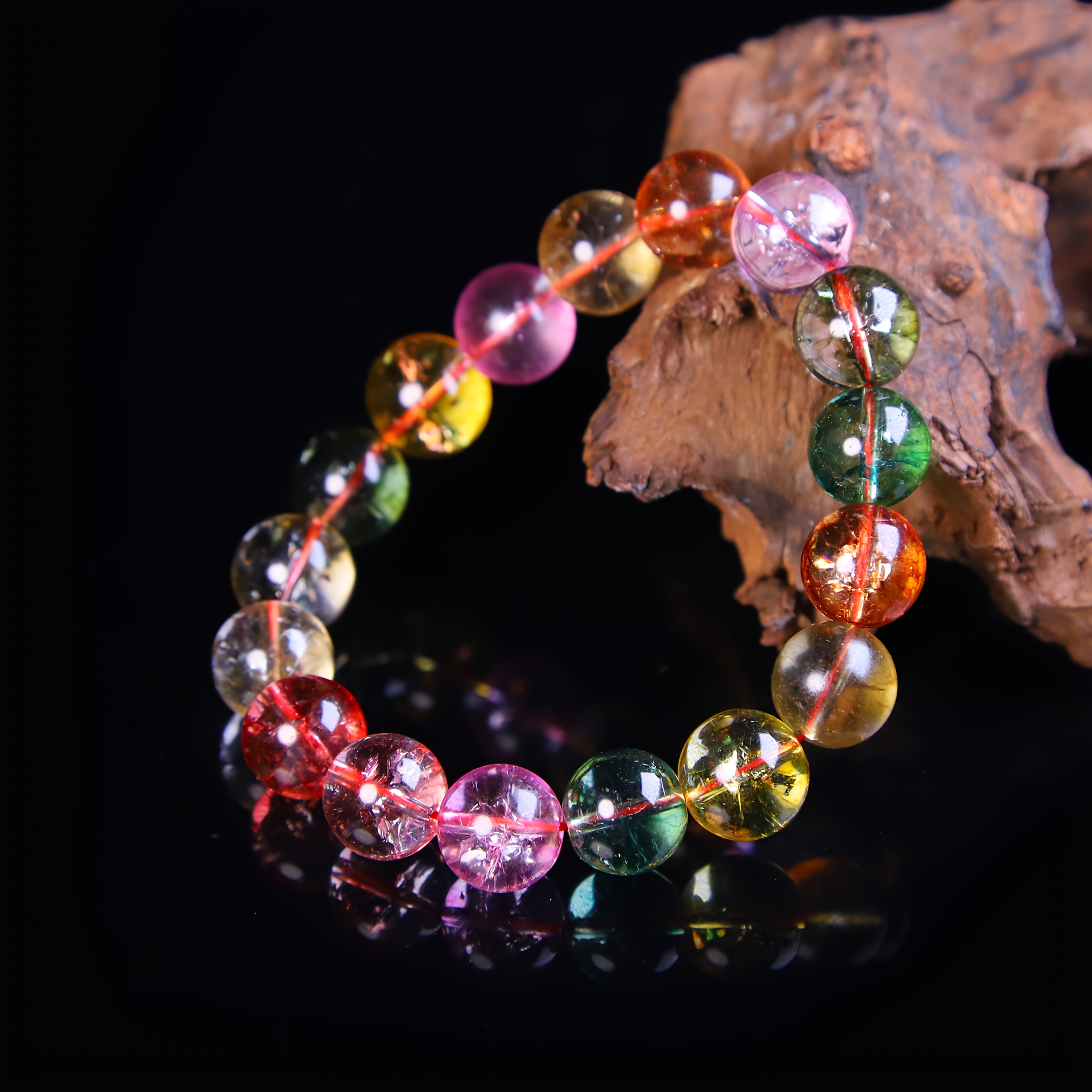 Exploding Flower Crystal Candy-Colored Multi-Treasure Bracelet