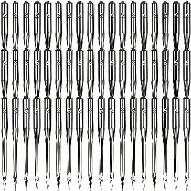 TEMU 50pcs Universal Leather Denim Sewing Machine Needles, Handmade Household Thickened Fabric Sewing Machine Needles