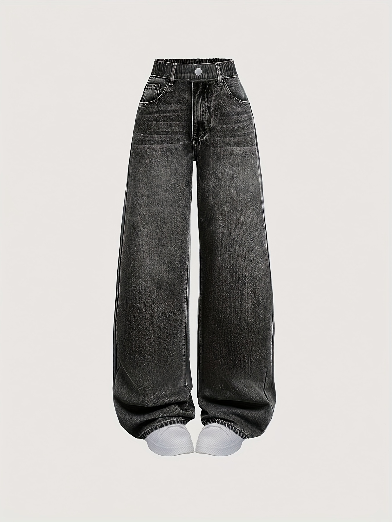 Nia Wide-Fit Baggy Jeans CN401 - Acubi style | LEWKIN