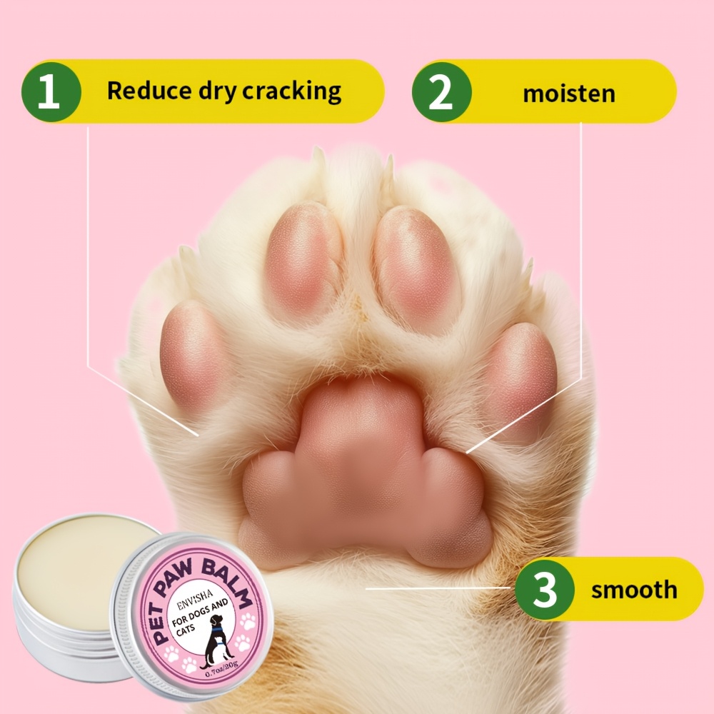 0 7oz paw moisturizer balm suitable for dogs cats hot pavement wax   formula for cracked paws dry nose instant for   paws for hot   paving stones vehicle floors Product details 2