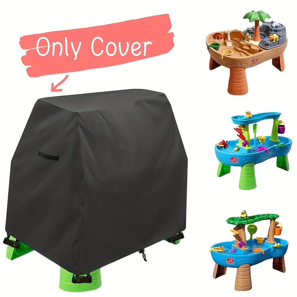 

Waterproof Kids Water Table Cover - Durable Fabric, Knitted Outdoor Play Table Protection, Fits Step2 Rain Showers Splash Pond (cover Only)