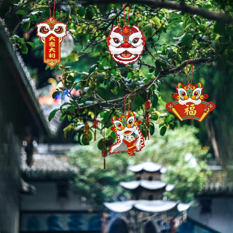 Chinese New Year Car Decorations Ornaments Set - Temu