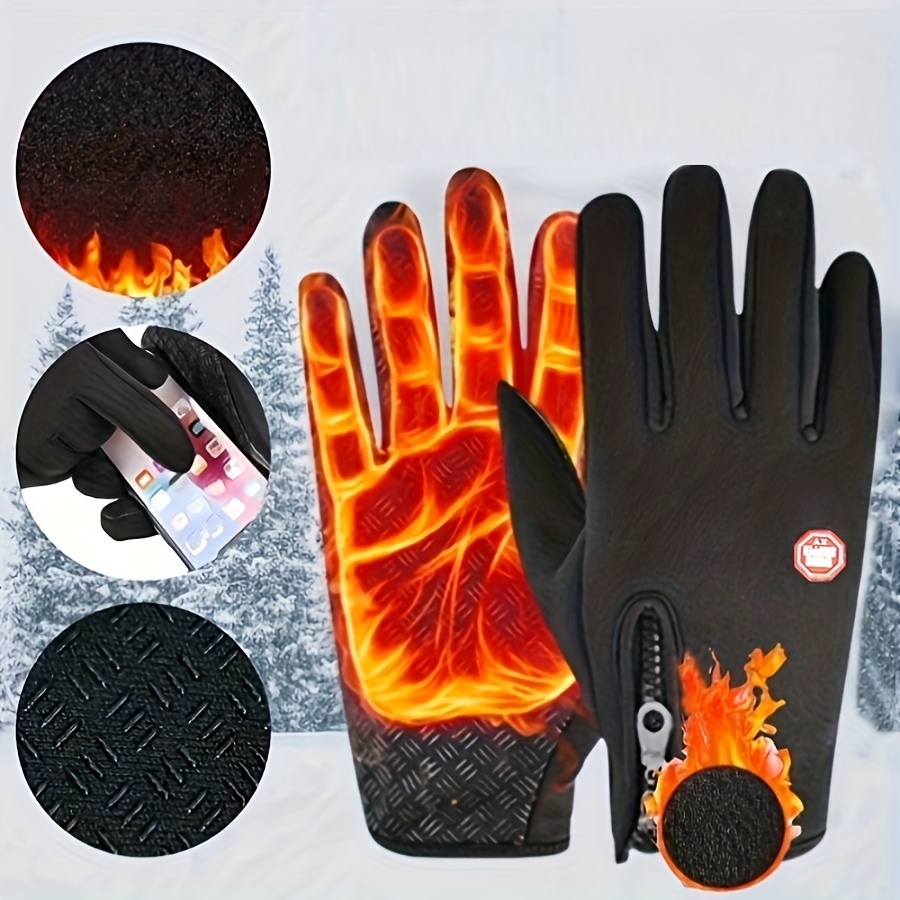 

Winter Gloves For Men And Women, Cold Weather Warm Gloves, Freezing Work Gloves Set, Suitable For Running, Driving, Cycling, Work, Hiking, Touch Screen Gloves