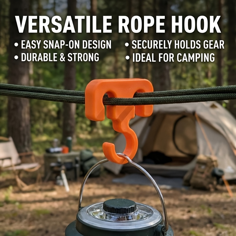 4pcs Multi-Functional Outdoor Camping Rope Hooks