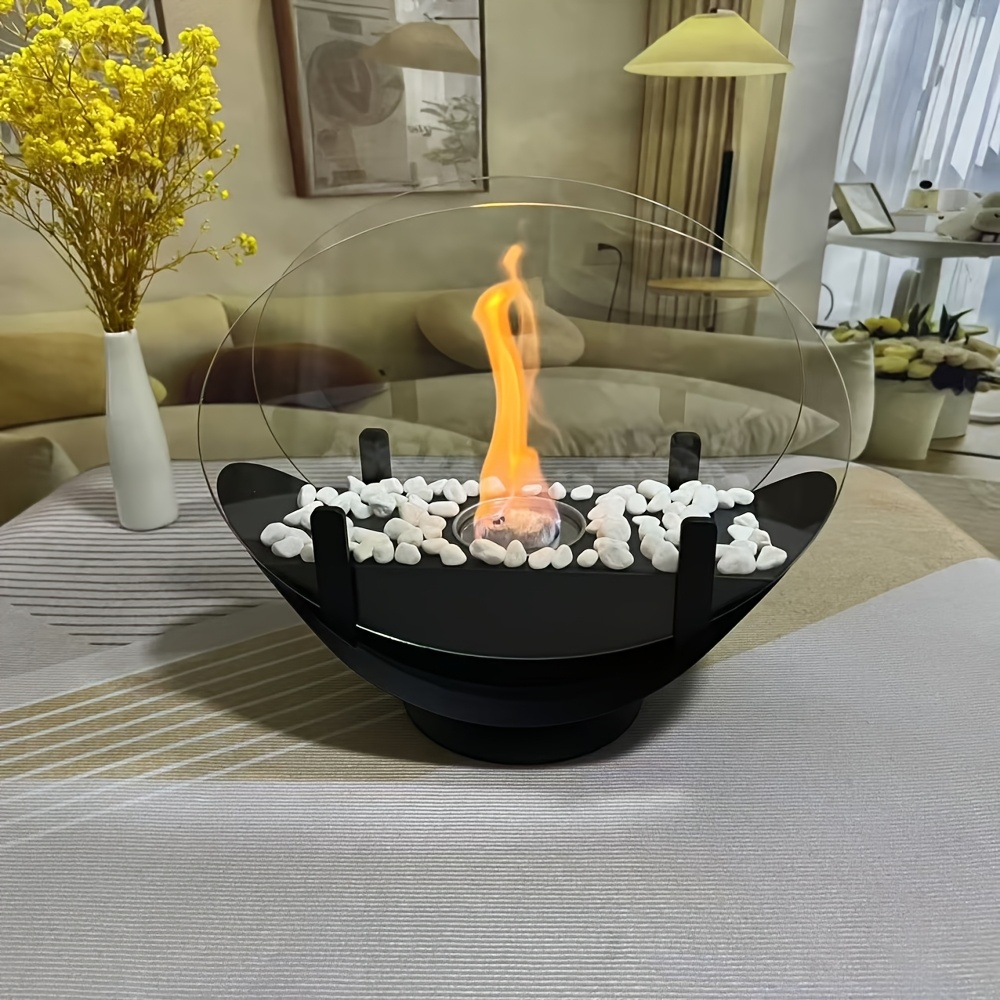 1pc retro sailboat outdoor tabletop fireplace portable outdoor fireplace patio fireplace balcony fireplace outdoor camping heating stove details 2