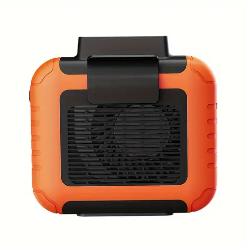 mini 6000mah hands free waist fan necklace ultra long standby hands free personal cooling device adjustable emergency power supply charge and cool 2 in 1 turbo airflow for farming hiking camping travel