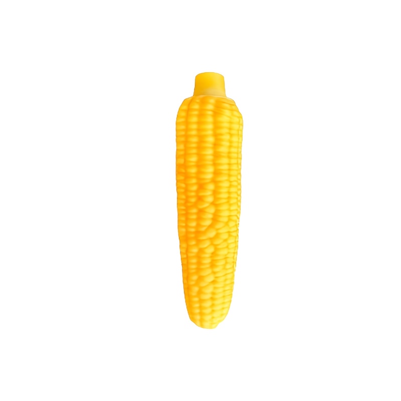 TEMU (1/2-pack)durable Squeaky Chew Toy For Dogs - Corn On The Cob Shape With High-strength Rubber | Teething Relief & Aggressive Chewer Toy For