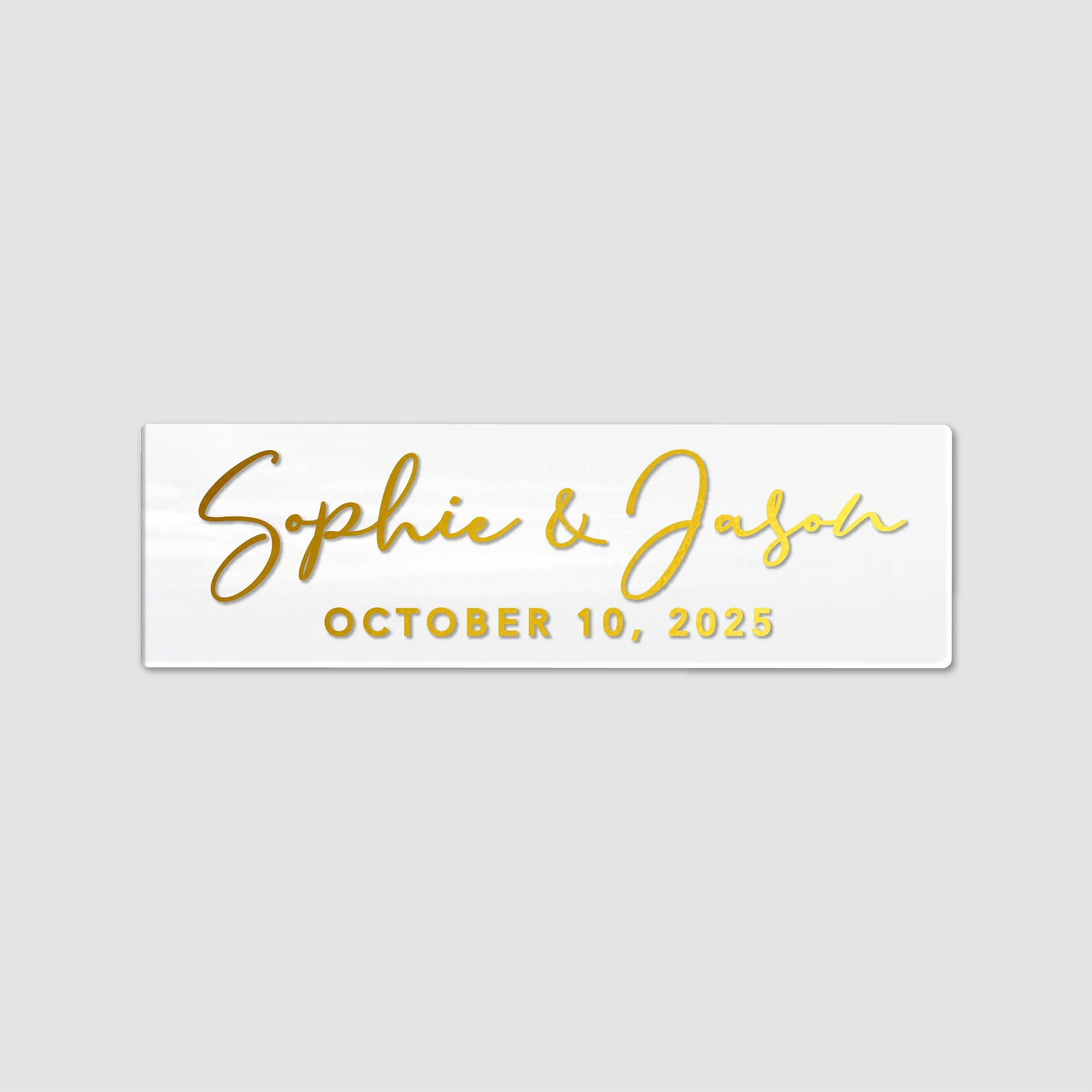 

-stamped Wedding Labels - Customizable Stickers For Invitations & Decor,