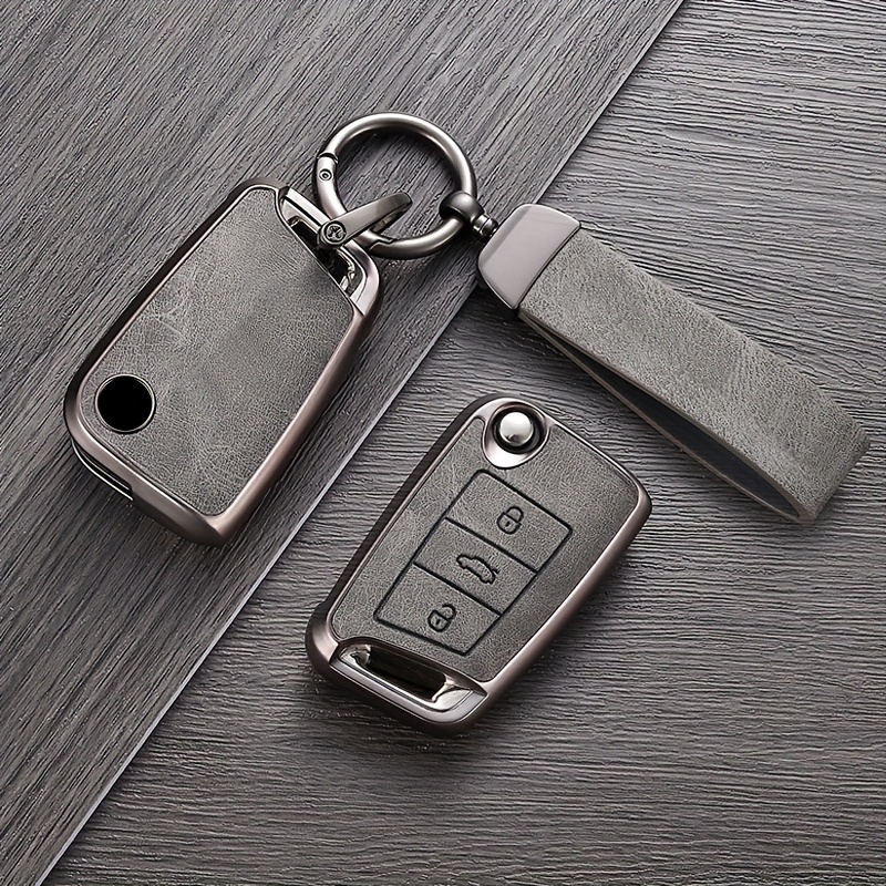 Tpu Leather Key Holder For Vw , Octavia A7, , Seat , Leon, Golf 7 Mk7 Vii, And Tiguan