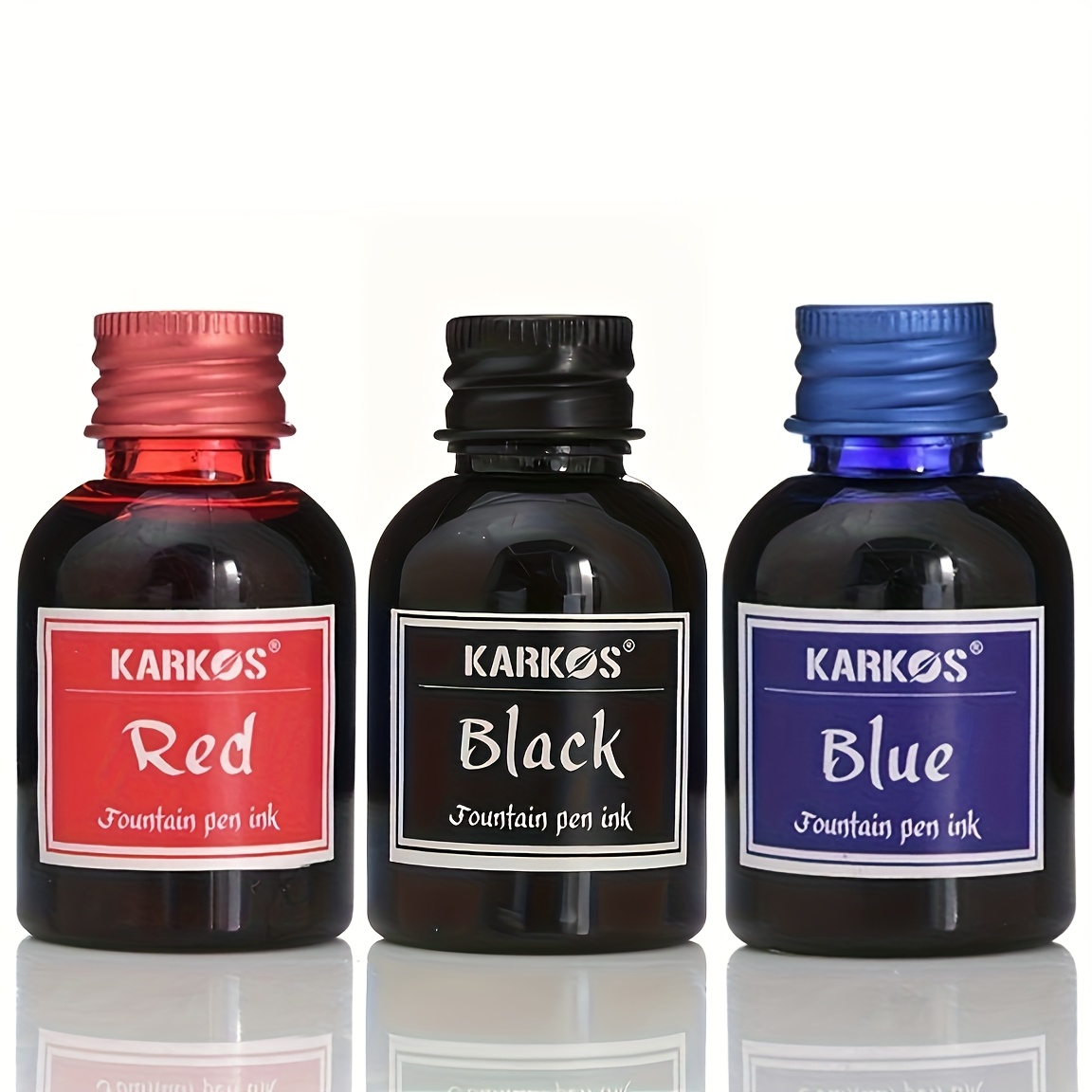 Image of 3-pack 30ml Fountain Pen Ink Set (10 ) | Quick-drying Ink For Calligraphy, Journals & Art | Compatible With All Pens | Travel-friendly Gift Kit For Students, Artists & Pen Lovers