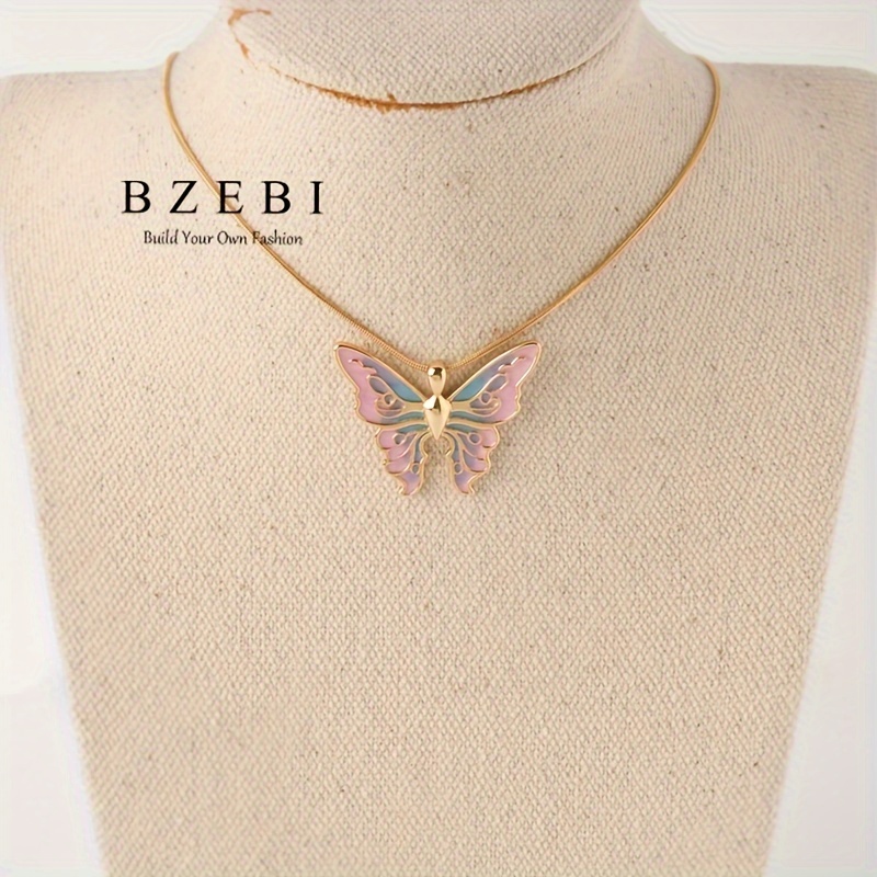 Ladies' Butterfly Pendant Necklace, Elegant Gift