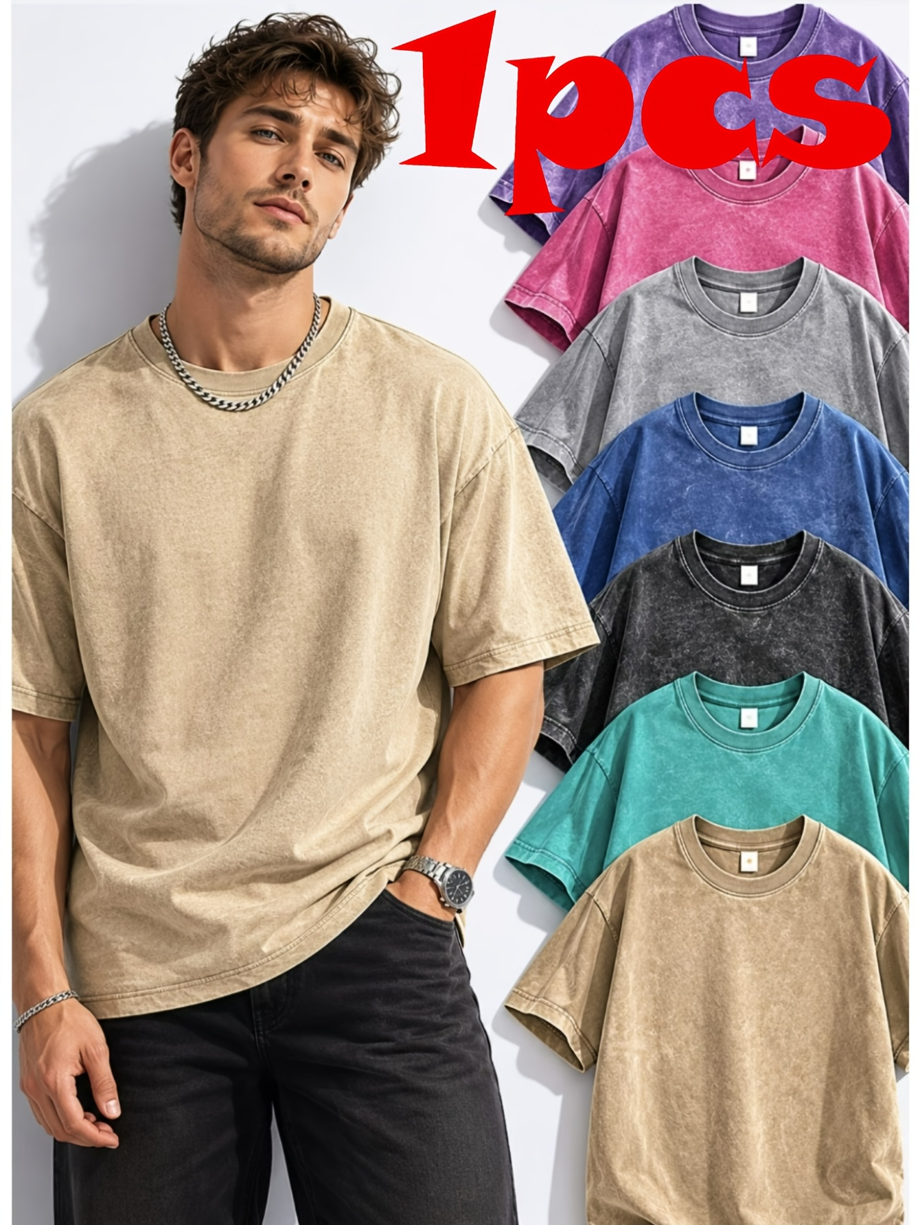 men big tall t shirts sold on Temu United States