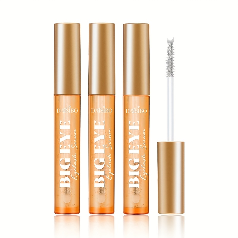 3pcs Eyelash Serum, Thickening And Lengthening Eyelashes And Eyebrows, Nourishing Curling Lash And Brow Serum, Eye Makeup Primer Gel Mascara Suitable For Types