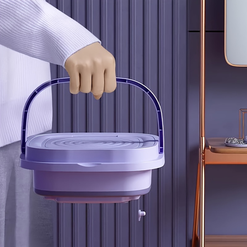 compact portable washing machine for small clothes ideal for underwear socks shirts   home dorms apartments cars     touch control 220 240v eu plug details 3