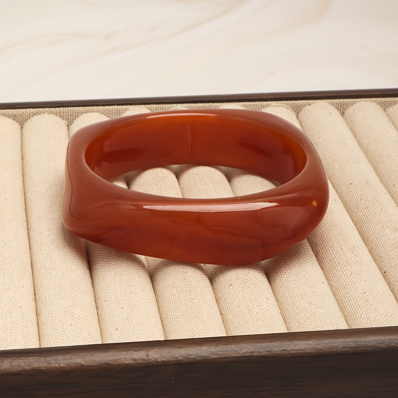 3pc Gradient Resin Stackable Bracelet Set for Women