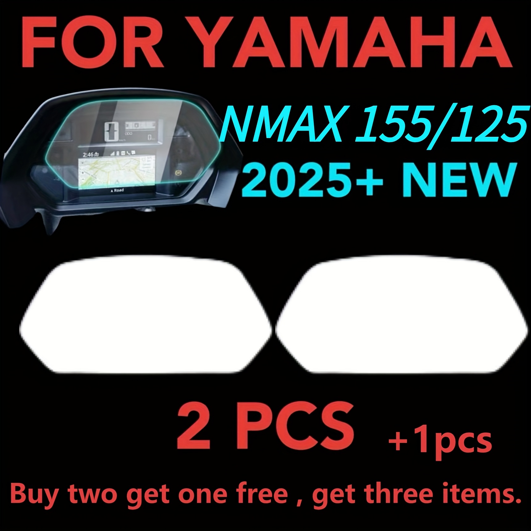 Za YAMAHA NMAX155 125 2025 155 125 N MAX155 125 NOVA Zaščitna folija za zaslon motocikla, odporna proti praskam TPU zaščitna folija za zaslon za