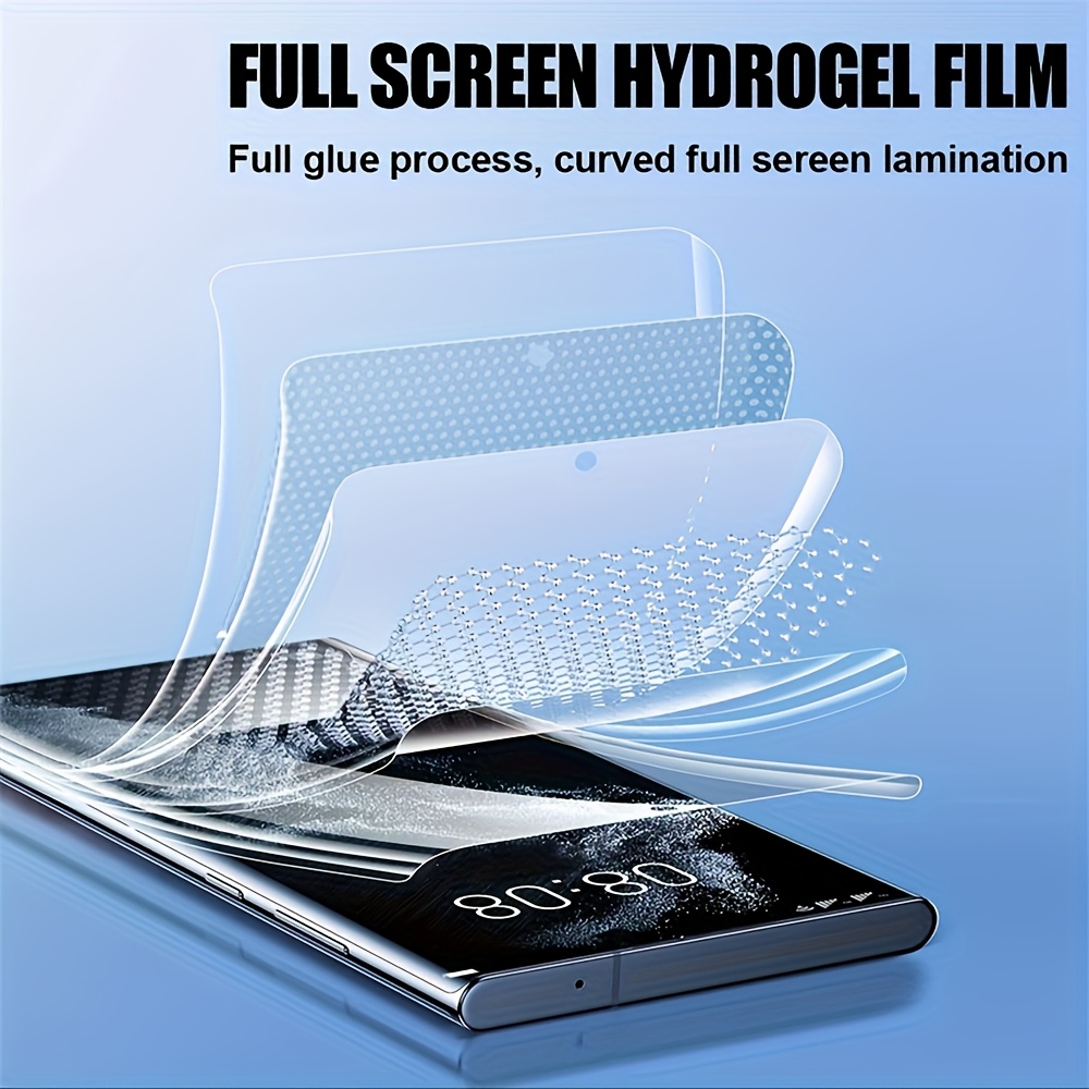 Set of Full Coverage Hydrogel Screen Protectors for for samsung for  galaxy Models Including S24, S23, S21, S20 FE, And A54, A52, A51, Providing  HD