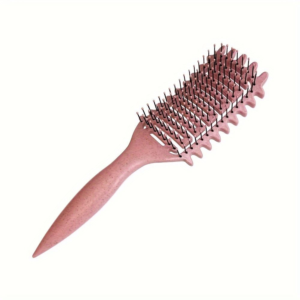 TEMU 1pc Hollow Out Hairdressing Comb Anti Static Hair Styling Comb, Suitable For Wet Or Dry Hair