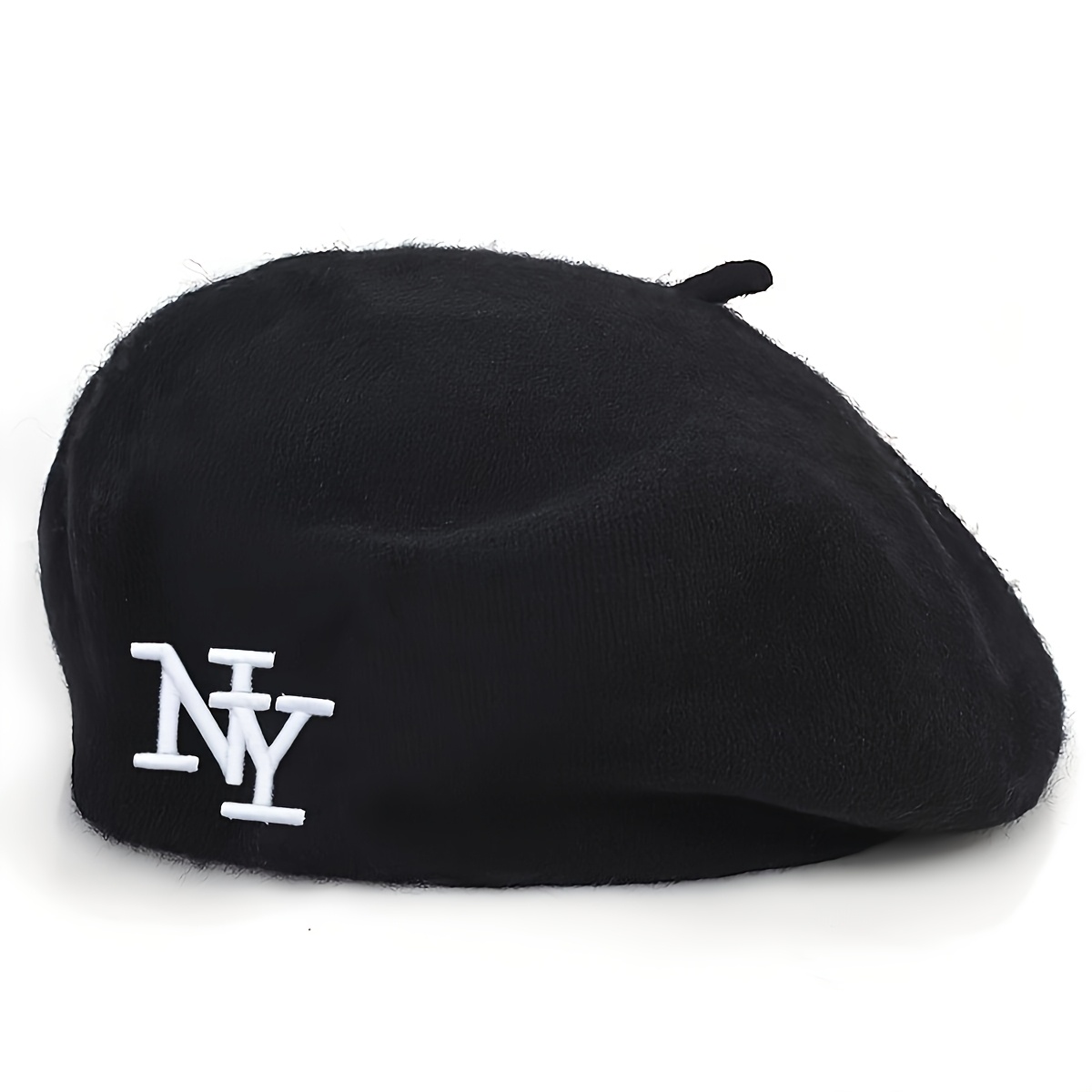 TEMU de Noël pour femmes brodé avec les lettres NY, tissu , confortable à , unisexe, chapeau anti-humidité pour la chaleur, cadeau idéal pour ou ,