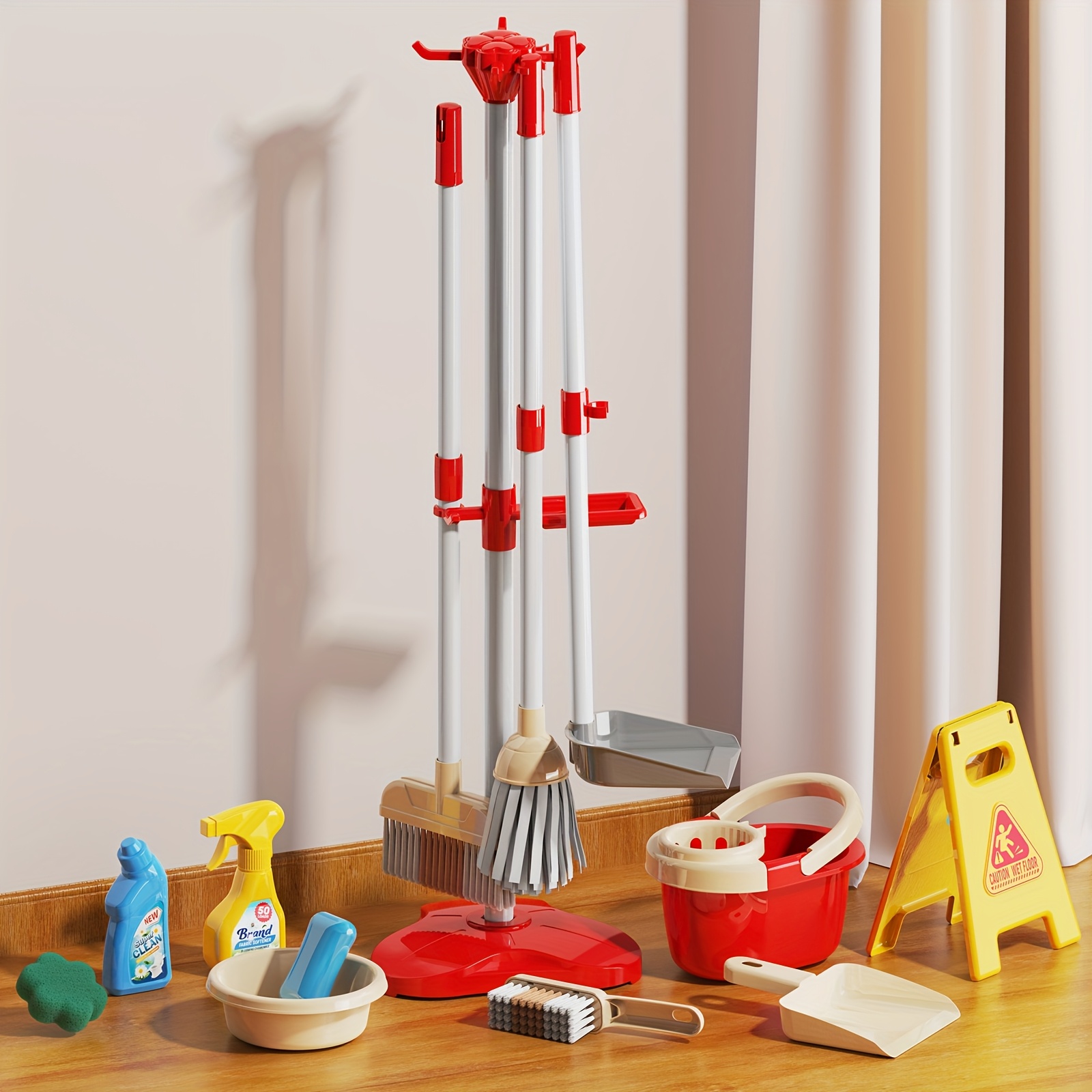 Kids Pretend Play Cleaning Set