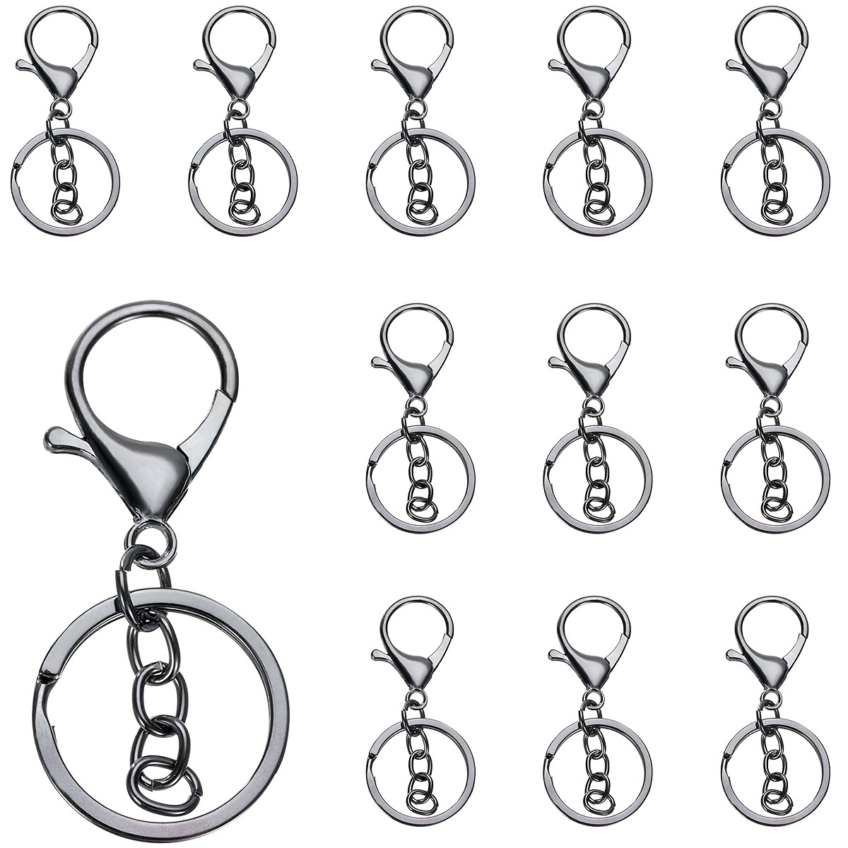 120 Anelli Portachiavi Divisori In Acciaio Inox - Mini Anelli Da 15mm Per Gioielli Fai Da Te, Portachiavi, Targhette, Craft E Organizzazione - Antiruggine E Resistenti