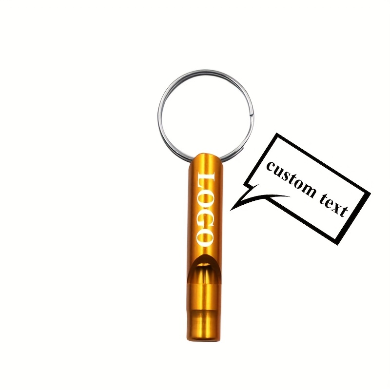Customizable Aluminum Alloy Outdoor Survival Whistle