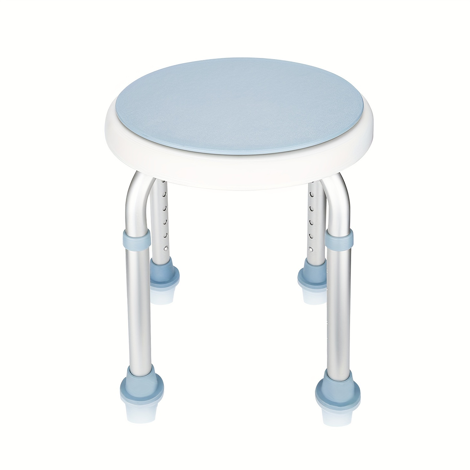 Image of Shower Seat, Non-slip Bathroom Stool, Solid Shower Aid, For Elderly And Pregnant Women, Non-slip Shower Seat, Solid Shower Aid, Height Adjustable