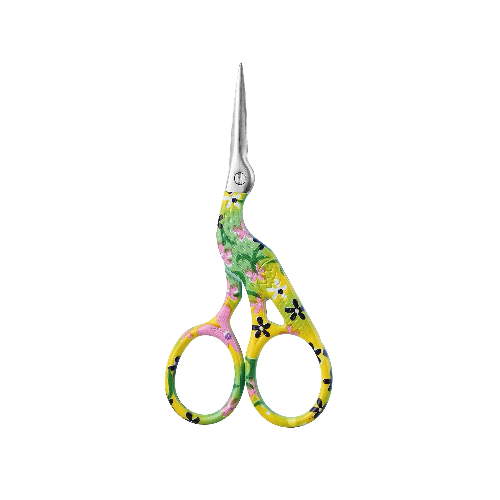 1pc 3.74in Premium Embroidery Scissors - Stainless Steel Sewing Scissors For Craft, Art Work, Everyday Use - Sharp, Durable, And For Comfortable Grip