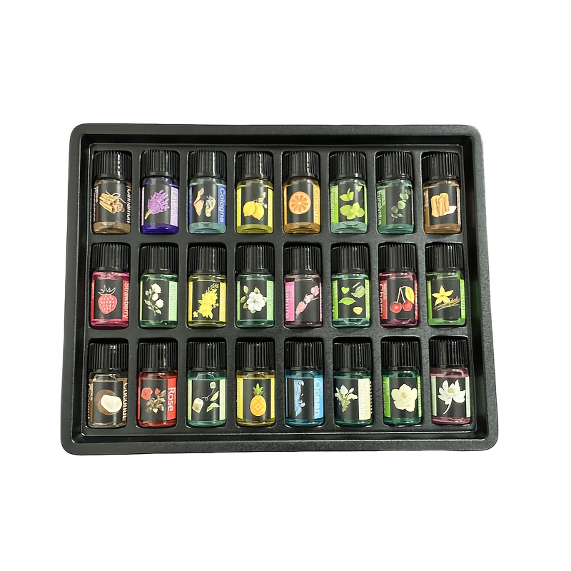 TEMU X 3ml Essential Oils Kit For Diffuser, Humidifier, Mini Bottles Contain 24 3ml Essential Oils With Different Fragrances