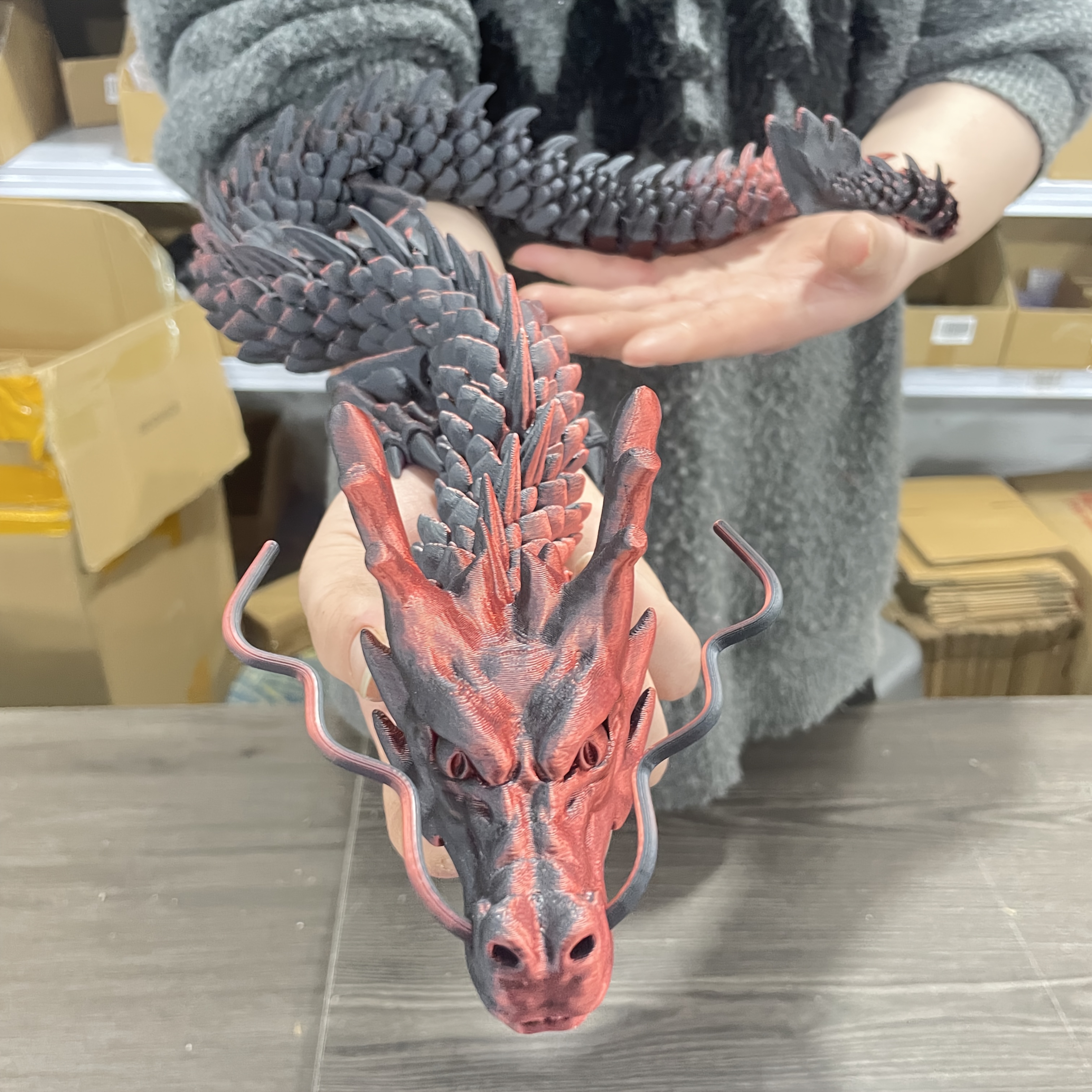 90 cm 35 44 inch 3d printed dragon decoration a beautiful - Temu
